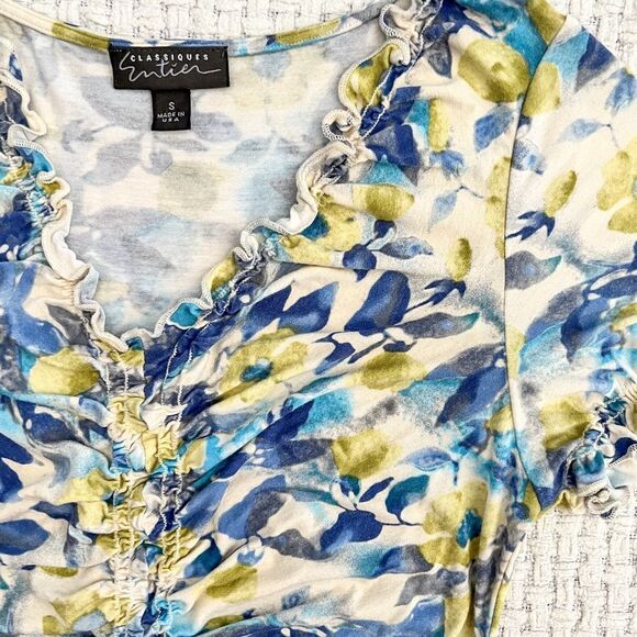 𝅺VINTAGE 90’s Ruched Cinched Top - Picture 4 of 5